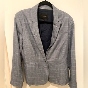 Banana Republic Blazer with Grey Windowpane